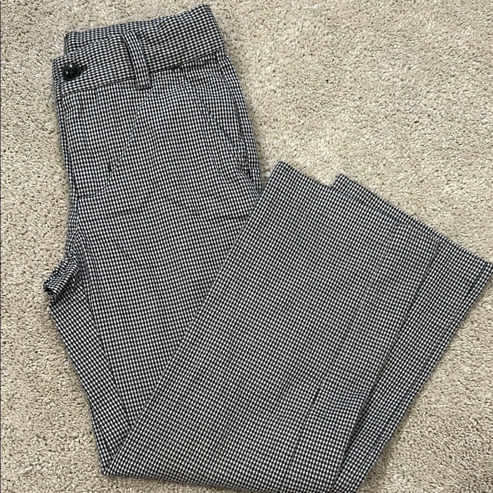 Janie and Jack Brown and Navy Houndstooth Pants